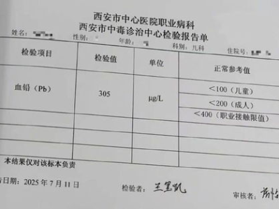 铅中毒幼儿康复出院，关注儿童健康刻不容缓